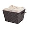 Simplify Storage Bin, Plastic, Chocolate, 10 in H, 12 in W, 10 in L 25092-CHOCO - alternate 2